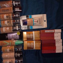 Revlon ,Maybaline, Elf