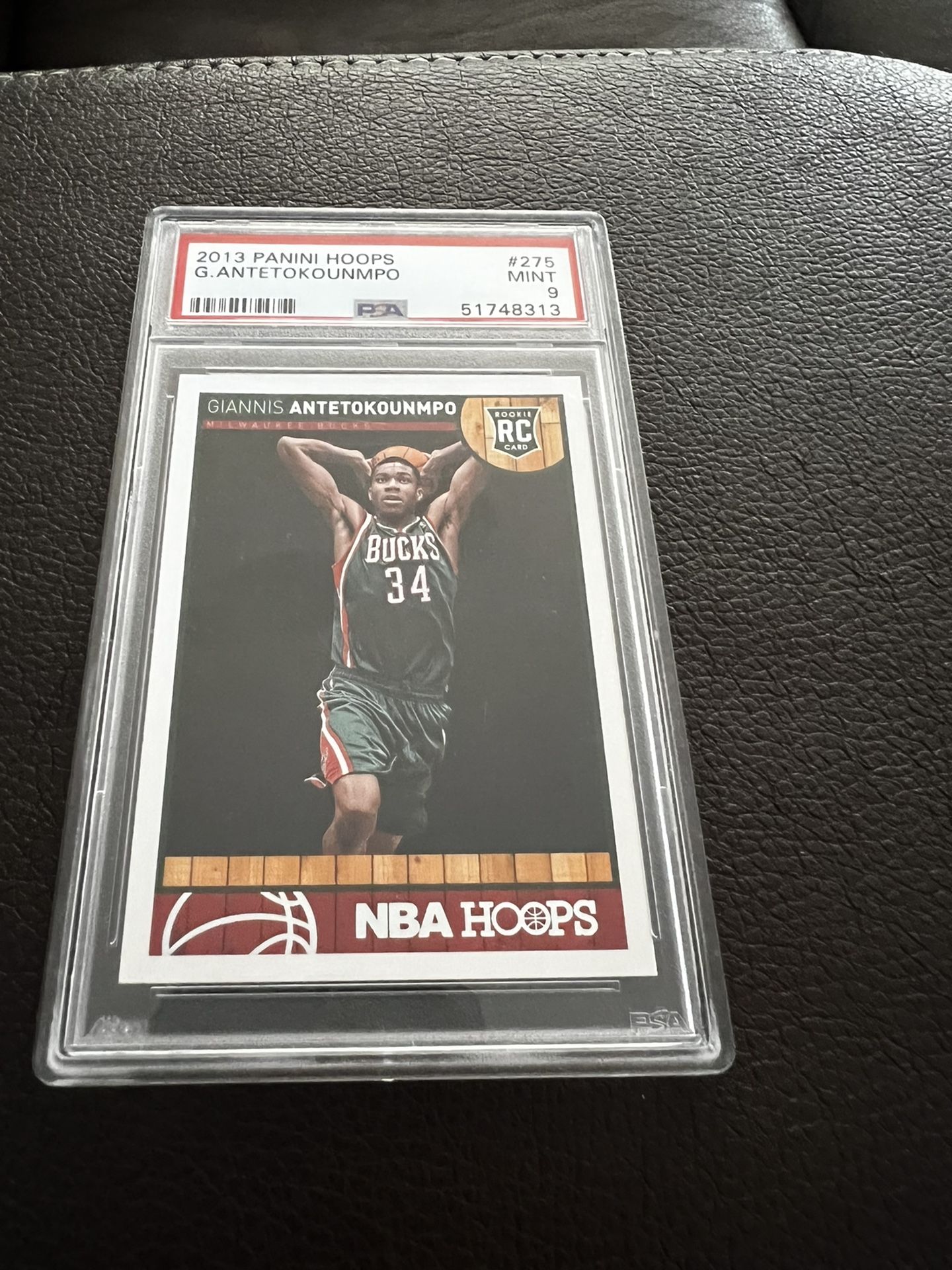Giannis Antetokounmpo PSA Mint Rookie Card