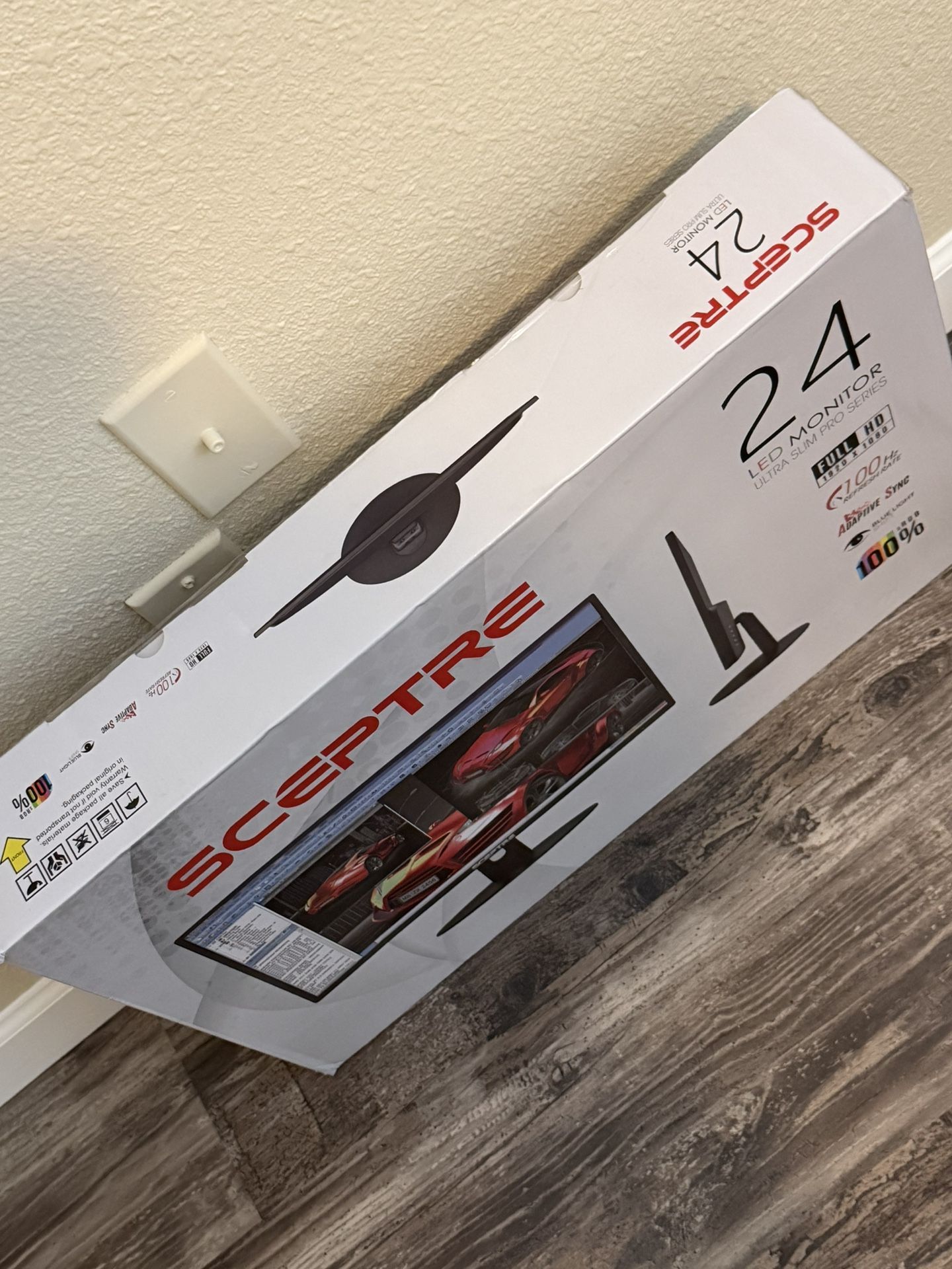 24 Inch Pc Monitor And Wireless Keyboard Mouse