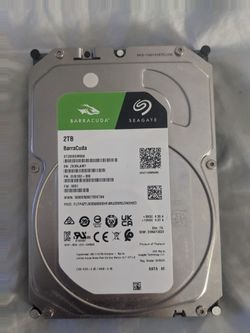 2TB Seagate Barracuda HDD