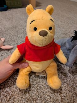Disney Winnie the Pooh, Piglet and Eeyore Plushes