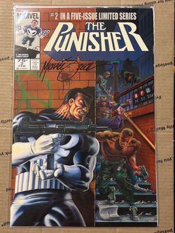 The Punisher #2 Marvel Comics 1985  Print Signed by Michael Zeck
