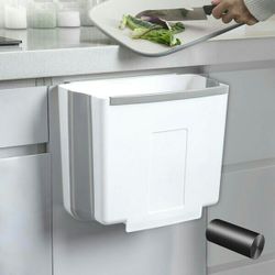 Kitchen Widened Hanging Collapsible Folding Trash Can