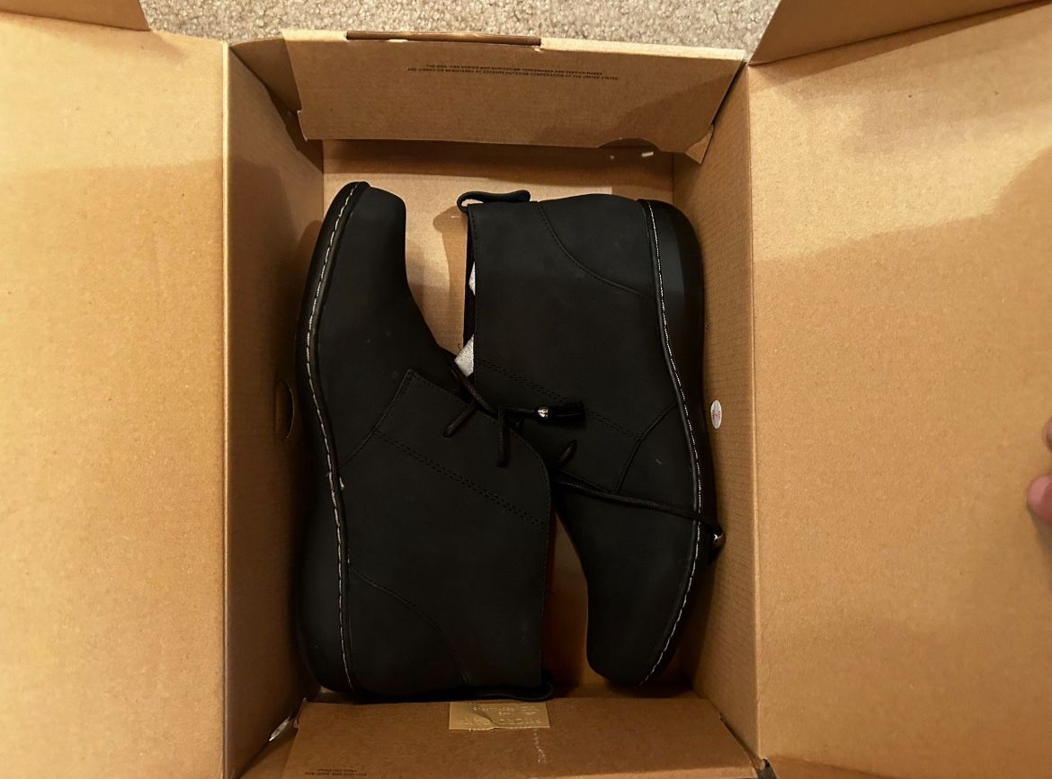 Women’s Suede Black Booties BRAND NEW Size 10