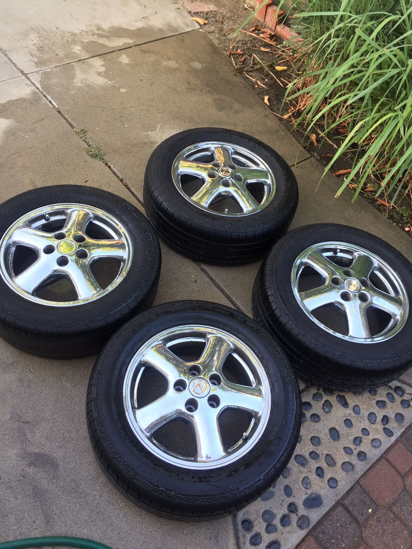 Lexus SC300 SC400 OEM Factory Chrome Wheels