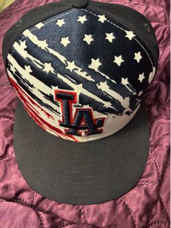New Era 59FIFTY LA Dodgers Fitted Hat 7 1/4 - Stars & Stripes USA Edition