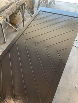 Chevron Mirror herringbone barn door 41/96
