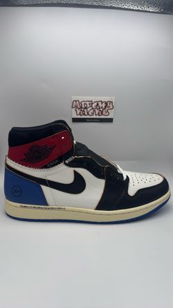 Jordan 1 Retro High OG SP Fragment x Union LA Varsity Red Sport Royal Sz. 11.5