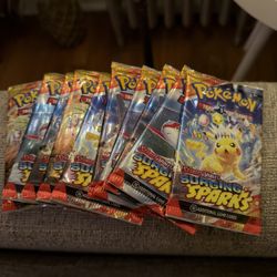 Pokémon Scarlet & Violet Surging Sparks 10 Booster Packs