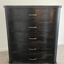 Large Black Dresser 