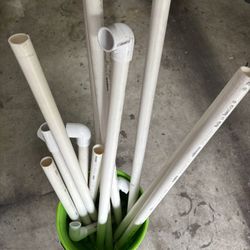 PVC 1.25” and corners and connectors 