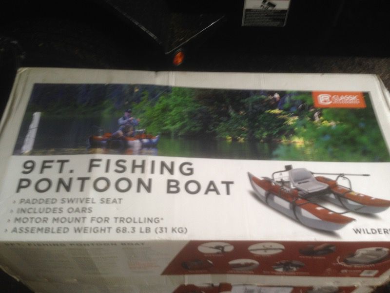 Wilderness 17 pontoon boat brand new in the box