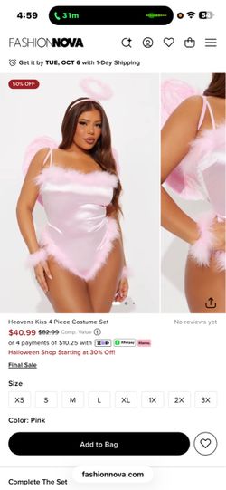 Pink angel costume