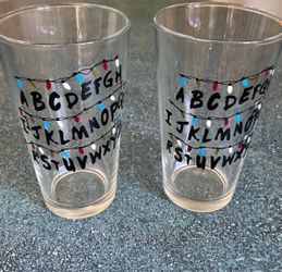 Stranger Things Drinking Glasses