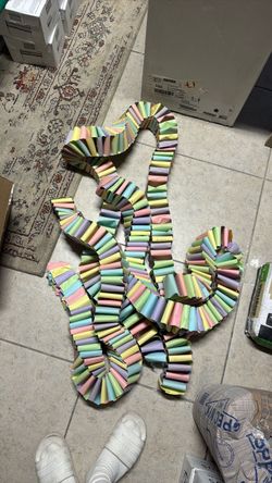 FREE Pastel Paper Garland Party Decoration