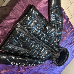 Black Guess Puff Jacket 
