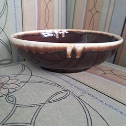 Vintage salad or serving ceramic bowl