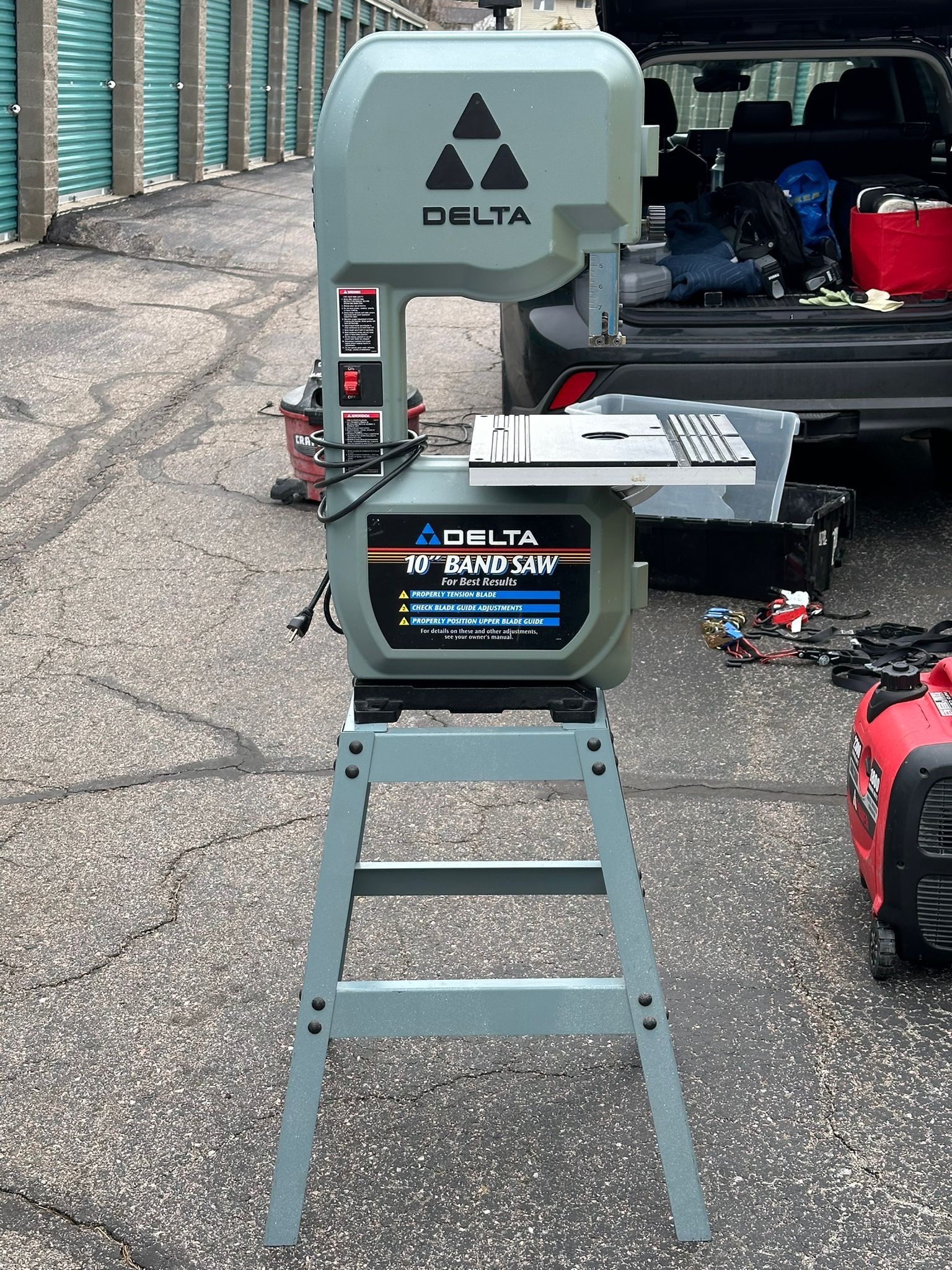 #1685 Delta 10" Band Saw 28-195 w/ Stand