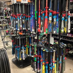 New And Used USA, USSSA, BBCOR, and Wood Bats (PRICES VARY) 