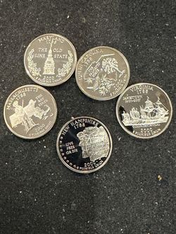 2000 S Gem Proof Washington State Quarters With A Extreme Cameo 8