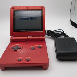 Red gameboy advance sp