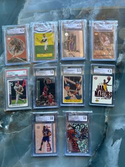 Graded Sports Cards Jordan, Kobe, Ohtani, Mantle