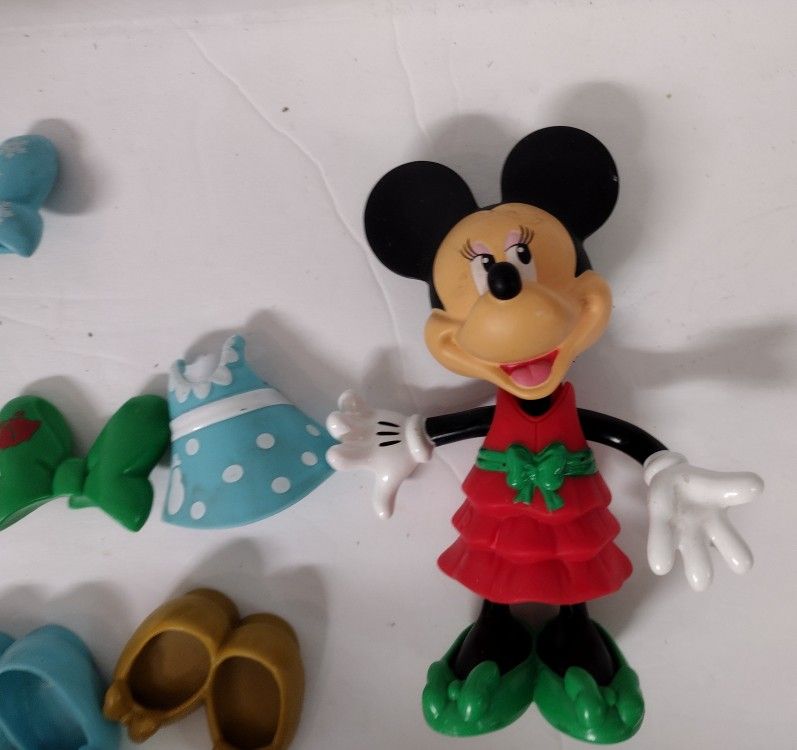 Mattel Disney Minnie Mouse Bow Snap N Style Fisher Price lot