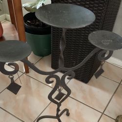 Three Candle Holders