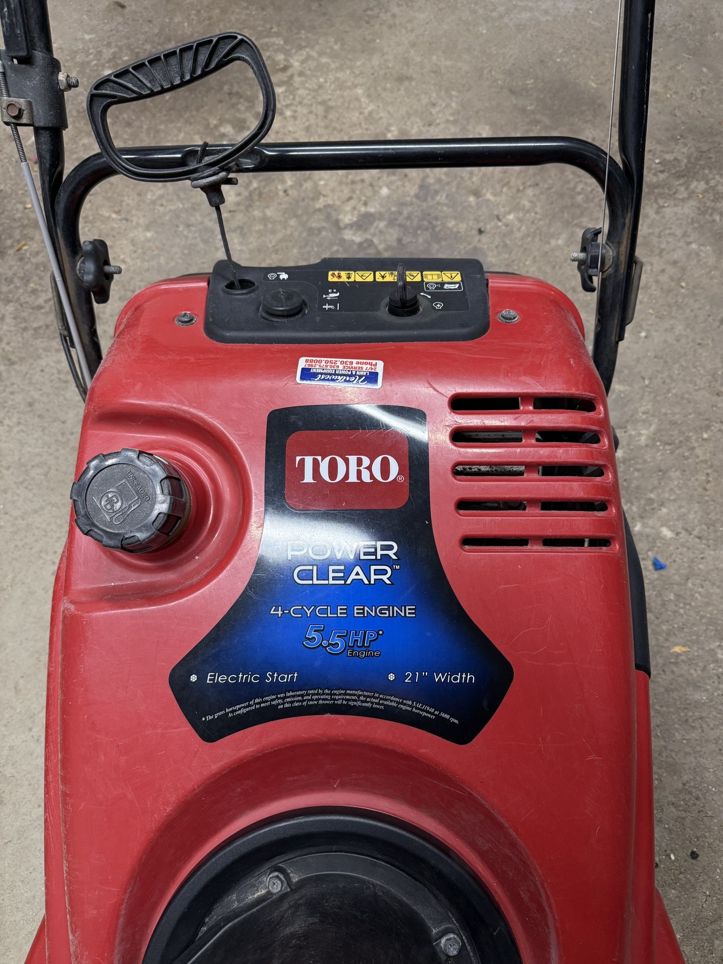 Toro 21” Power Clear Snow Blower