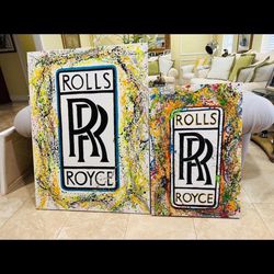 Rolls Royce 24x36 And 36x48  Painting