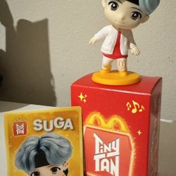 McDonaldâs BTS Tiny Tan SUGA Toy