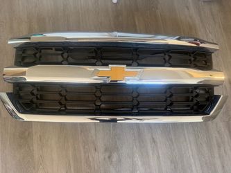 14-18 Silverado Front Grille Chrome
