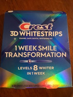 Crest 3D Whitestrips 1 Week Smile Transformation