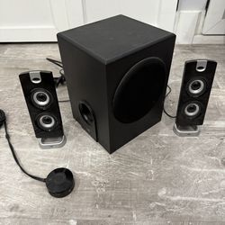 RCA Computer Speakers With Subwoofer And Controller
