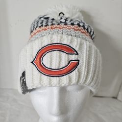 Chicago Bears Ladies Pom Beanie
