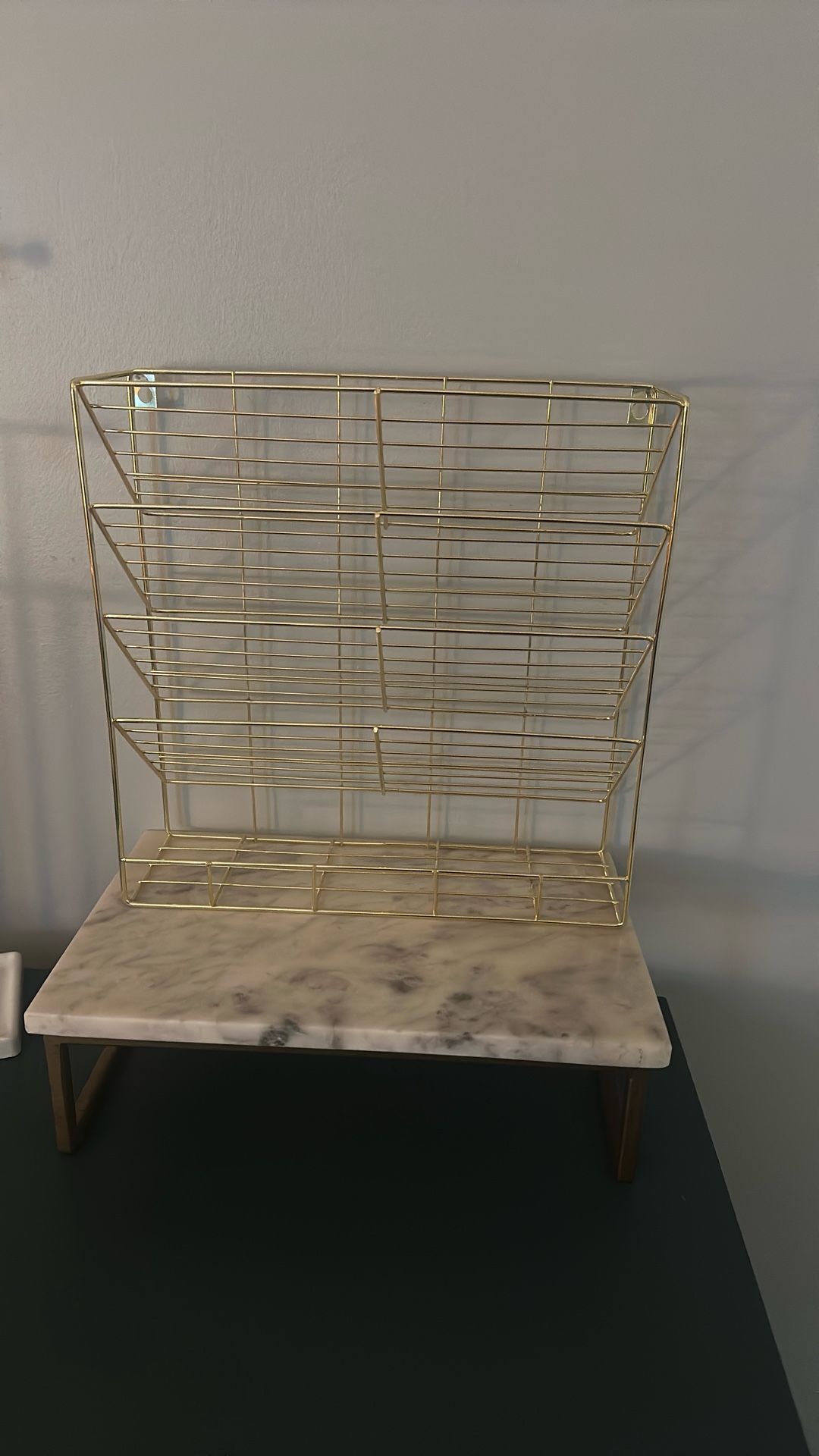 Gold File Rack