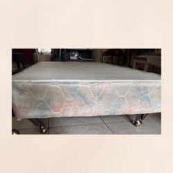 Twin Box Spring and Rolling  Metal Frame