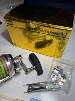 PENN International VI 20VISX 2-Speed Lever Drag Offshore Big Game Tuna Reel – Complete Package