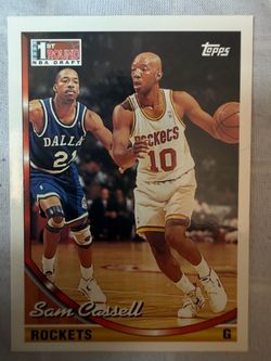Houston Rockets 24-Card NBA Lot #12 (1993–2001) Sam Cassell RC, Steve Francis, 4 Rookies!