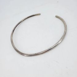 Vintage Sterling Silver Choker Collar Necklace 