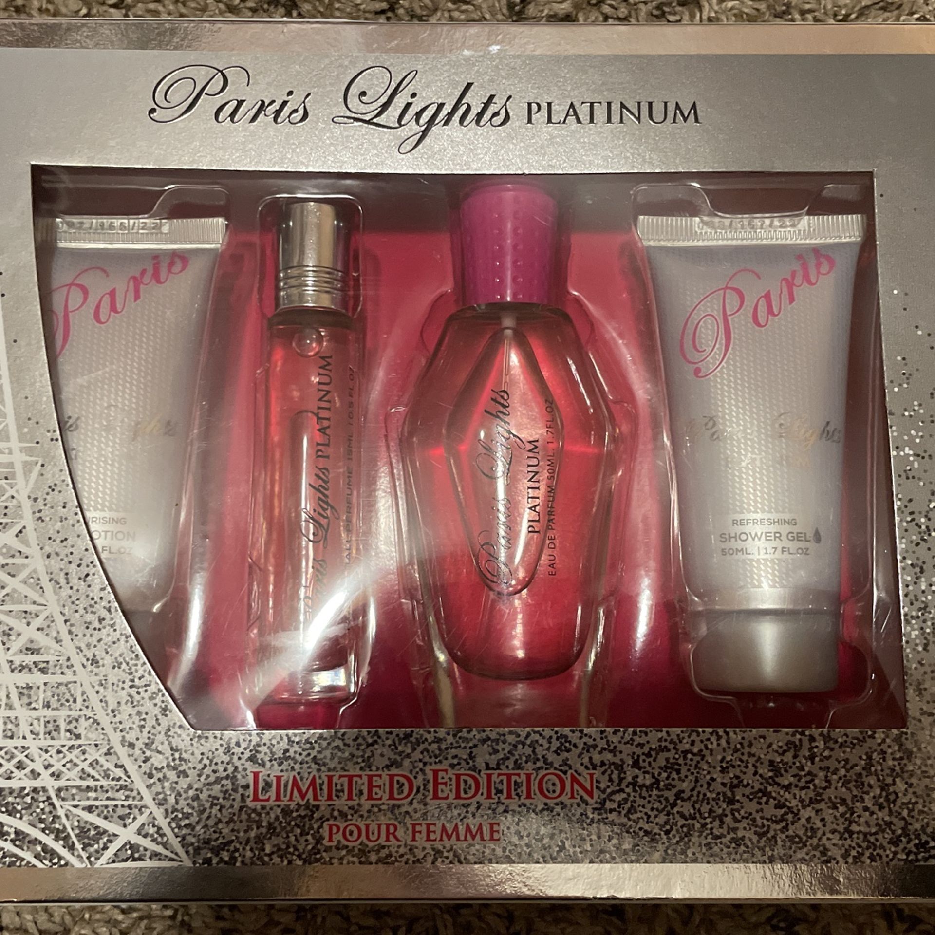 Paris Lights Platinum Perfume Set