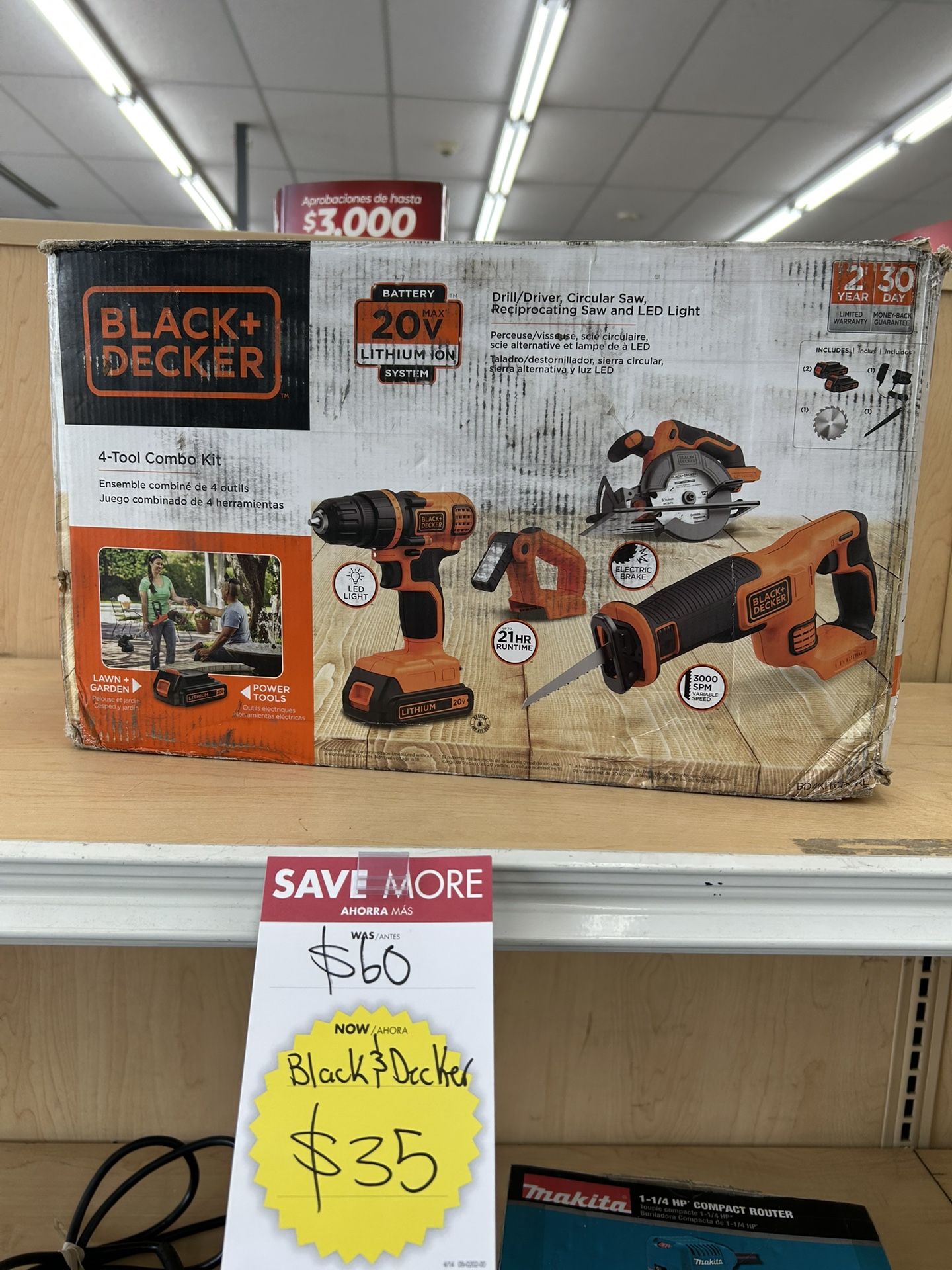 Black And Decker 4 Piece Combo Kit