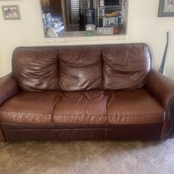 Leather Couches $$700 OBO