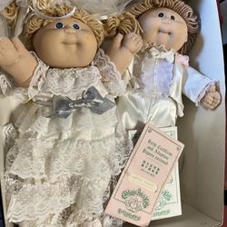 Vintage Cabbage Patch Wedding Dolls 
