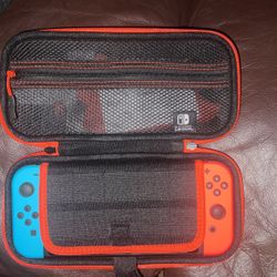 Nintendo Switch With 128gb Card And Carrying Case