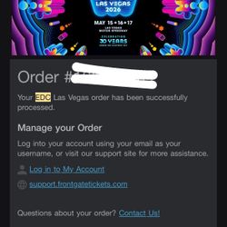2026 EDC Las Vegas - 3 Day GA Pass
