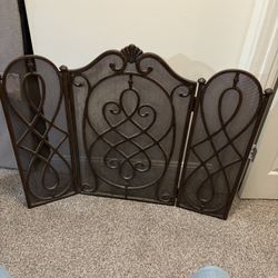 Elegant 3-Panel Fireplace Screen - Must Sell Fast!