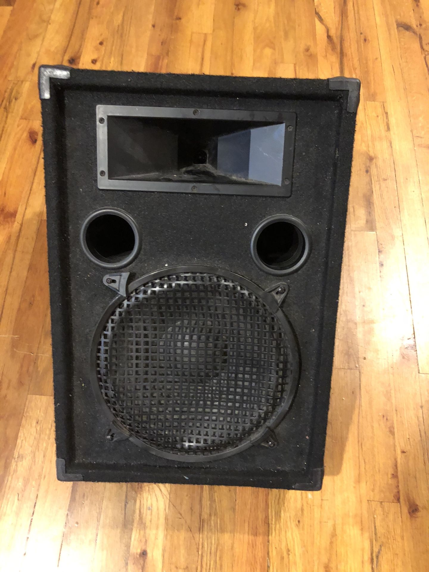 Nady Pro Audio Series Mode #PFW12 quantity of 3 wedge non powered speakers...use for Church, Gigs, etc Black USED