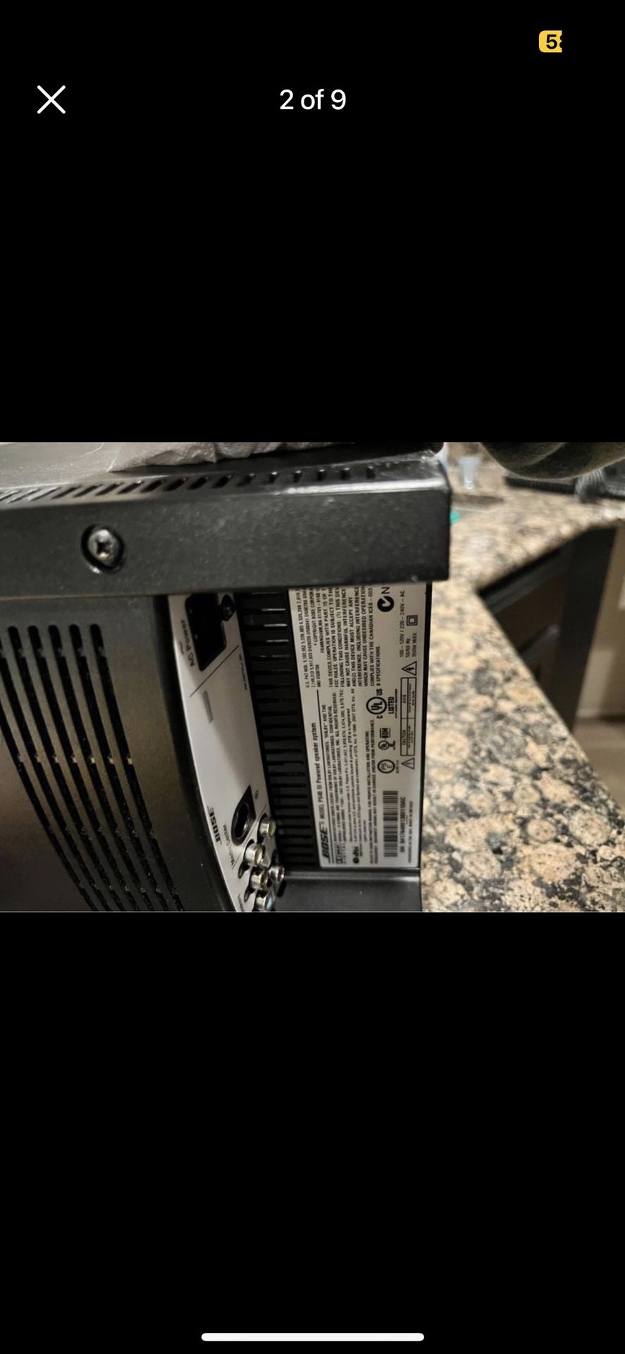 Bose Subwoofer And Components