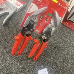 Milwaukee 2 Pc.offset Aviation Snips Set